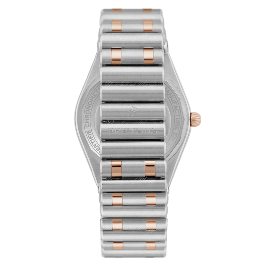 Breitling Chronomat 36 Mother of Pearl Dial Silver Steel Strap Watch for Women - A10380101A4A1
