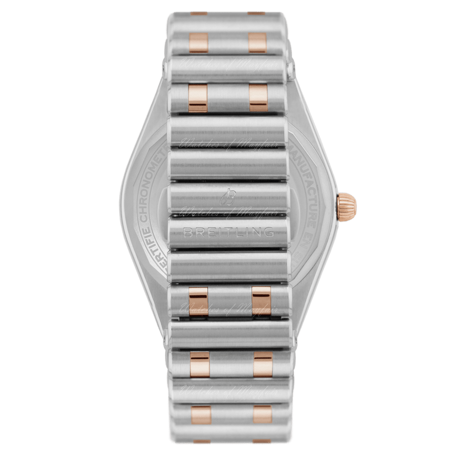 Breitling Chronomat 36 Mother of Pearl Dial Two Tone Steel Strap Watch for Women - U10380101A2U1