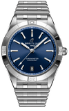 Breitling Chronomat Automatic 36 Blue Dial Silver Steel Strap Watch for Women - A10380101C1A1