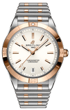 Breitling Chronomat Automatic 36 White Dial Two Tone Steel Strap Watch for Women - U10380101A1U1