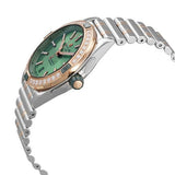 Breitling Super Chronomat Automatic 38 Diamonds Green Dial Two Tone Steel Strap Watch for Women - U17356531L1U1