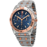 Breitling Chronomat B01 42mm Blue Dial Two Tone Steel Strap Watch for Men - UB0134101C1U1