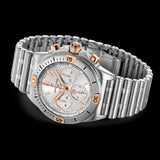 Breitling Chronomat B01 42 White Dial Silver Steel Strap Watch for Men - IB0134101G1A1