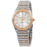 Breitling Chronomat 32 Diamonds White Dial Two Tone Steel Strap Watch for Women - U77310591A1U1