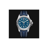 Breitling Colt 41mm Automatic Blue Dial Blue Leather Strap Watch for Men - A1731311.C934.113X.A18BA.1