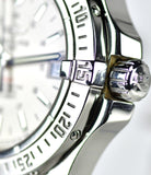 Breitling Colt 44mm Automatic Silver Dial Black Leather Mens Watch - A1731311/G820/428X