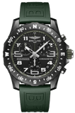 Breitling Endurance Pro Black Dial Green Rubber Strap Watch for Men - X82310D31B1S1