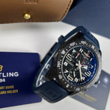 Breitling Endurance Pro Black Dial Blue Rubber Strap Watch for Men - X82310D51B1S1