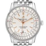 Breitling Navitimer Automatic 41mm White Dial Stainless Steel Mens Watch - A17326211G1A1