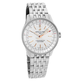 Breitling Navitimer Automatic 35 White Dial Silver Steel Strap Watch for Men - A17395F41G1A1