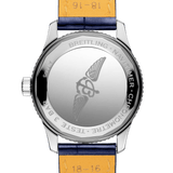 Breitling Navitimer Automatic 35 Blue Dial Blue Leather Strap Watch for Men - A17395161C1P1