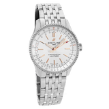 Breitling Navitimer Automatic 35 White Dial Silver Steel Strap Watch for Men - A17395F41G1A1