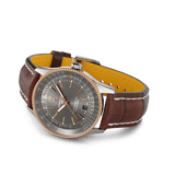 Breitling Navitimer Automatic 41 Grey Dial Brown Leather Strap Watch for Men - U17326121M1P1