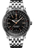 Breitling Navitimer Automatic 41mm Black Dial Silver Steel Strap Watch for Men - A17326241B1A1