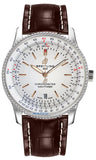 Breitling Navitimer Automatic 41mm Brown Leather Strap Mens Watch - A17326211G1P1