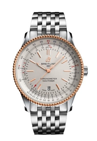 Breitling Navitimer Automatic 41mm White Dial Silver Stainless Steel Mens Watch - U17326211G1A1