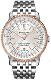 Breitling Navitimer Automatic 41mm White Dial Silver Stainless Steel Mens Watch - U17326211G1A1