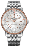Breitling Navitimer Automatic 41mm White Dial Silver Stainless Steel Mens Watch - U17326211G1A1