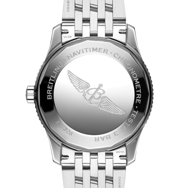 Breitling Navitimer Automatic 41mm White Dial Stainless Steel Mens Watch - A17326211G1A1