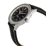 Breitling Navitimer 1 Automatic 41mm Black Dial Black Leather Strap Mens Watch - A17326211B1P1