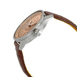 Breitling Navitimer Automatic 35 Brown Dial Brown Leather Strap Watch for Men - A17395201K1P1