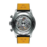 Breitling Navitimer B01 Chronograph 41 Blue Dial Black Leather Strap Watch for Men - AB0139241C1P1