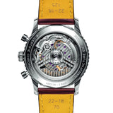 Breitling Navitimer B01 Chronograph 41 Green Dial Brown Leather Strap Watch for Men - AB0139211L1P1