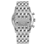 Breitling Navitimer B01 Chronograph 43 Black Dial Silver Steel Strap Watch for Men - AB0138211B1A1