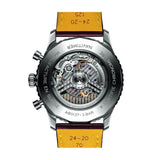 Breitling Navitimer B01 Chronograph 46 Green Dial Black Leather Strap Watch for Men - AB0137241L1P1