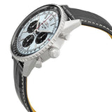 Breitling Navitimer B01 Chronograph 43 Blue Dial Black Leather Strap Watch for Men - AB0138241C1P1