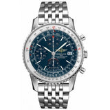 Breitling Navitimer Heritage Special Edition Blue Dial Silver Steel Strap Mens Watch - A1332412/C942