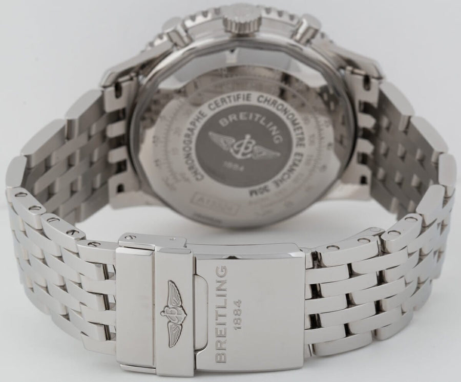 Breitling Navitimer Heritage Special Edition Blue Dial Silver Steel Strap Mens Watch - A1332412/C942