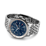 Breitling Navitimer Heritage Special Edition Blue Dial Silver Steel Strap Mens Watch - A1332412/C942