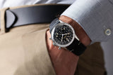 Breitling Navitimer Ref. 806 1959 Re-Edition Black Dial Brown Leather Strap Watch for Men - AB0910371B1X1
