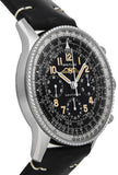 Breitling Navitimer Ref. 806 1959 Re-Edition Black Dial Brown Leather Strap Watch for Men - AB0910371B1X1