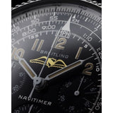 Breitling Navitimer Ref. 806 1959 Re-Edition Black Dial Brown Leather Strap Watch for Men - AB0910371B1X1