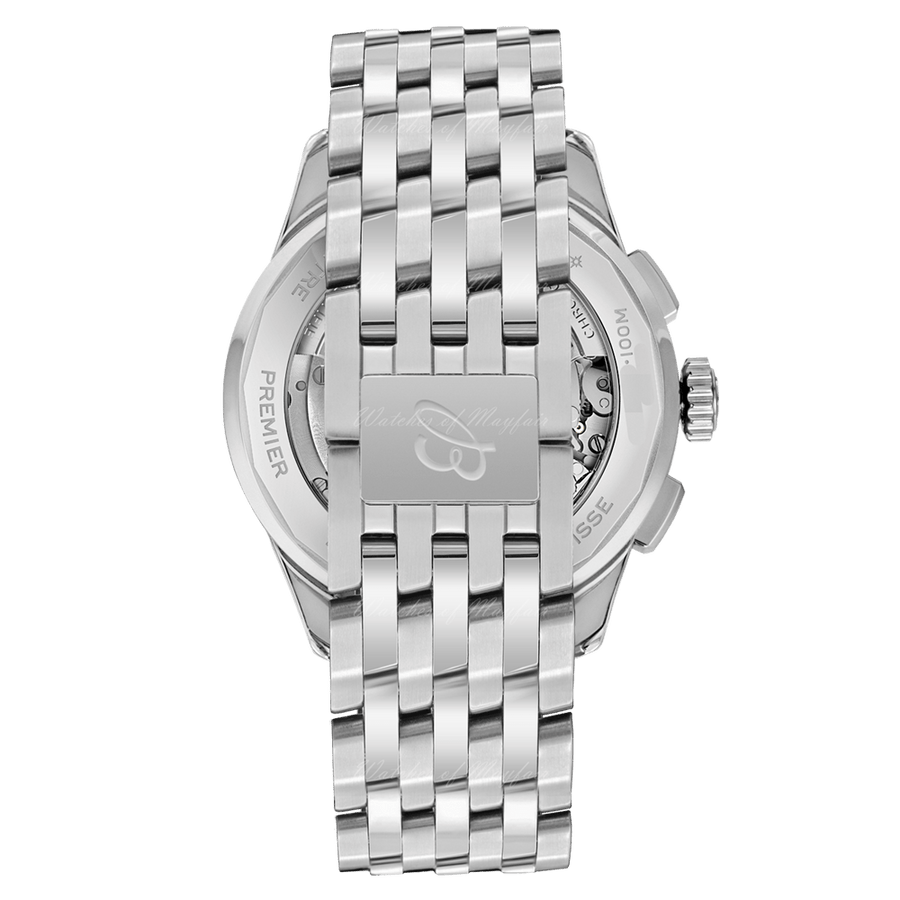 Breitling Premier B01 Chronograph 42 Green Dial Silver Steel Strap Watch for Men - AB0145371L1A1