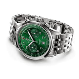 Breitling Premier B01 Chronograph 42 Green Dial Silver Steel Strap Watch for Men - AB0145371L1A1