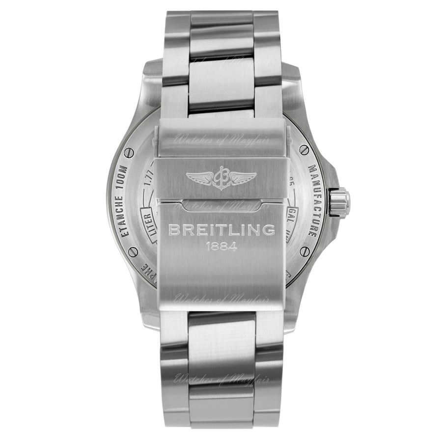 Breitling Aerospace Evo Blue Dial Silver Steel Strap Watch for Men - E79363101C1E1