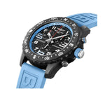 Breitling Endurance Pro Black Dial Light Blue Rubber Strap Watch for Men - X82310281B1S1