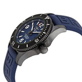 Breitling Superocean Automatic 46mm Blue Dial Blue Rubber Strap Watch for Men - M17368D71C1S1