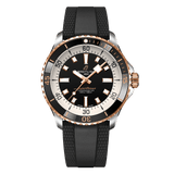 Breitling Superocean Automatic 42 Black Dial Black Rubber Strap Watch for Men - U17375211B1S1