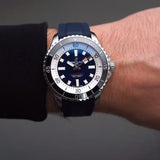 Breitling Superocean Automatic 44 Blue Dial Blue Rubber Strap Watch for Men - A17376211C1S1