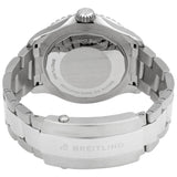 Breitling Superocean Automatic 44mm Black Dial Silver Steel Strap Watch for for Men - A17376211B1A1
