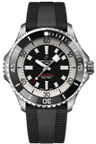Breitling Superocean Automatic 46 Black Dial Black Rubber Strap Watch for Men - A17378211B1S1
