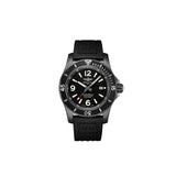 Breitling Superocean Automatic 46mm Black Dial Black Rubber Strap Watch for Men - M17368B71B1S1