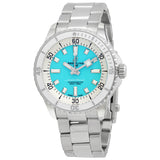 Breitling Superocean Automatic 36 Turquoise Dial Silver Steel Strap Watch for Men - A17377211C1A1