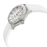 Breitling Superocean Automatic 36 White Dial White Rubber Strap Watch for Men - A17377211A1S1