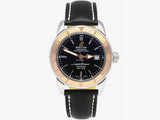 Breitling Superocean Heritage 42mm Black Dial Black Leather Men's Watch - U1732112-B