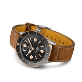 Breitling Superocean Heritage '57 Black Dial Brown Leather Strap Watch for Men - U10370121B1X1
